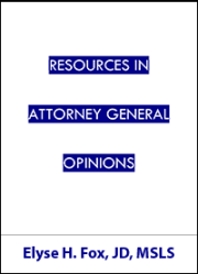 Resources in Attorney General Opinions
